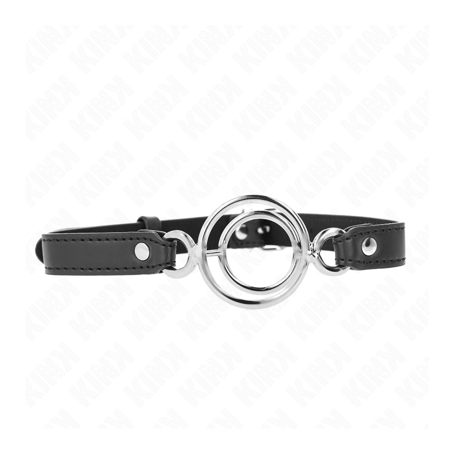 KINK - BAVAGLIO CON O-RING MULTIPLI 5 CM NERO 63 X 2,5 CM